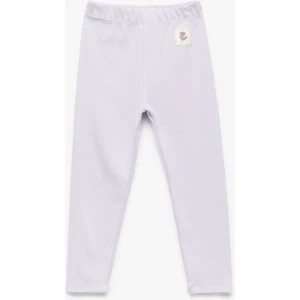 Pamuklu Beli Lastikli Kaşkorse Basic Uzun Tayt