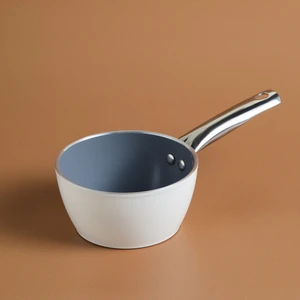 x Refika Swiss Crystal Metal Kulplu Sütlük 14 cm Creamy
