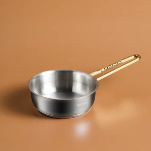 Maçka Indüksiyon Tabanlı Çelik Tava 14 cm Gold