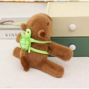 Capybara Peluş Oyuncak Kol Bantlı Kapibara Müzikli Kuyruğu Dönebilen Işıklı Capy Bara