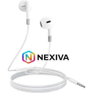 Kulakiçi Mikrofonlu Kablolu Kulaklık Beyaz Jak Girişli 3.5 Samsung Iphone Xiomi Redmi Oppo Tecno Huawei Telefonlarla Uyumludur