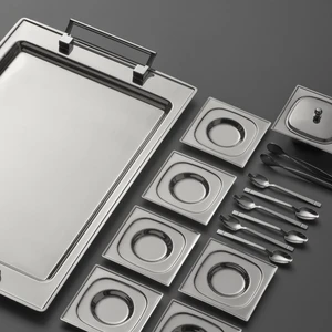 Pluto 16 Parça 6 Kişilik Çelik Çay Seti