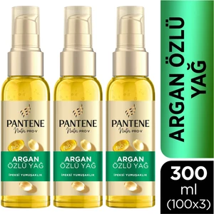 Pro-V Argan Yağlı Saç Bakım Yağı 3x100 ml Kabaran Saçları Yatıştıran Besleyici Formül