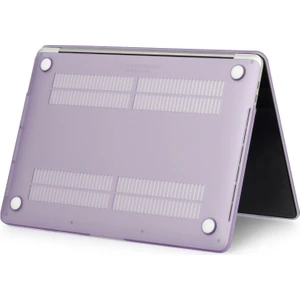 Macbook Air 15 Inç  2025 A3241 M4 Işlemcili Uyumlu Kılıf Mat Doku Hardcase Kapak