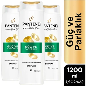 Güç ve Parlaklık Şampuan 400 ml x 3 Adet