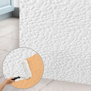 3D Duvar Paneli Boyanabilir Dekota 60X120 cm / Leopar Desenli 7'li Paket-5 M²