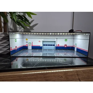 20 Araçlık Hotwheels Garaj Diorama 1.64 Ölçek