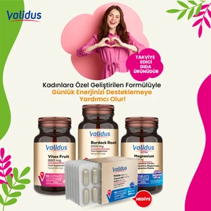 Kadın Destek Seti - Vitex - Burdock Root - Folat Qatrefolic - Magnesium