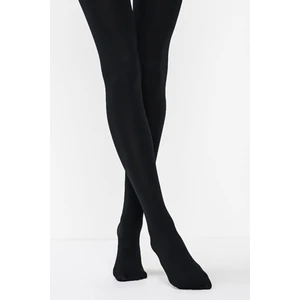 Siyah Termal Maxi Külotlu Çorap Xxl