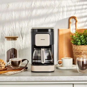 Just Coffee Aroma 2 In 1 Filtre Kahve ve Çay Demleme Makinesi Bej