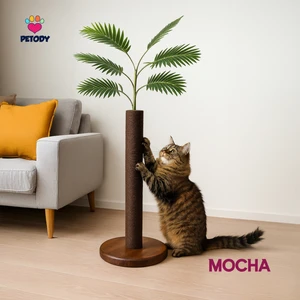 Mocha - Petody Doğal Ahşap Kedi Tırmalama Ağacı