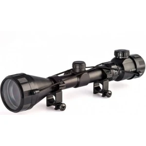 3-9X50 Nikula Zoomlu Keskin Nişancı Dürbünü Kırmızı Yeşil Işik Tüfek Çelik Gövde