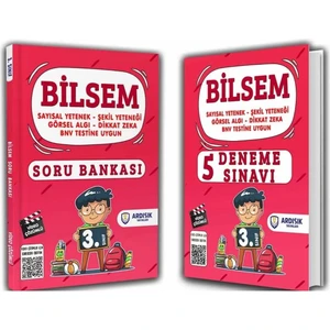 Ardışık Yayınları 3. Sınıf Bilsem Soru Bankası ve Deneme Sınavı Tamamı Video Çözümlü 2 Kitap Set