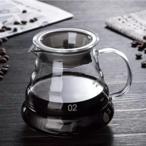Kahve Sürahisi Borosilikat Cam Coffee Server 600 ml