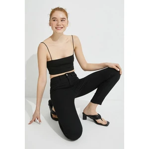 Kadın Siyah Dar Paça Skinny Pantolon