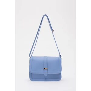 Shaka Mavi Shk127  Deri Iç Fermuar Cepli Çıtçıt Kapamalı El,Kol Ve Omuz Çantası U:17 E:22 G:7 Cm