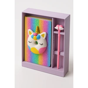 Squishy Hatıra Defteri (Günlük) ve Jel Kalem