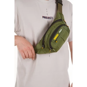 Erkek Kumaş USB Kulaklık Çıkışlı Crossbody Çapraz Göğüs Omuz ve Bel Çantası newpolo201 - Haki