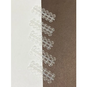 Şeffaf Çıtçıt / Plastik Çıtçıt / 5 Li Set