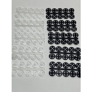 Şeffaf Çıtçıt / Plastik Çıtçıt / 5 Li Set