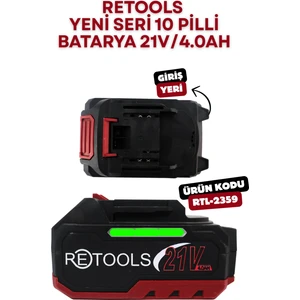 Kırmızı Yeni Nesil Batarya 21V/4.0AH