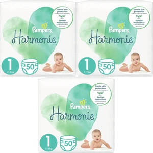Pampers Harmonie Bebek Bezi Beden:1 (2-5kg) Yeni Doğan 150 Adet Aylık Ultra Fırsat Pk