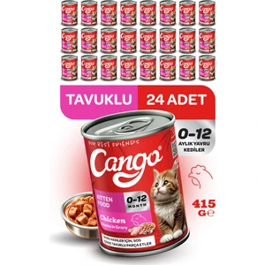 Yavru Yaş Kedi Maması Tavuklu 415GR 24LÜ
