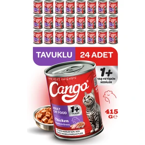 Yetişkin Yaş Kedi Maması Tavuklu 415GR 24LÜ