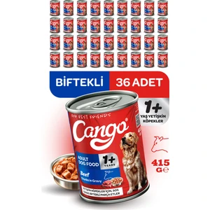 Yaş Yetişkin Köpek Maması Etli 415GR 36LI
