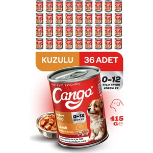 Yavru Yaş Köpek Maması Kuzu Etli 415GR 36LI