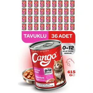 Yavru Yaş Kedi Maması Tavuklu 415GR 36LI