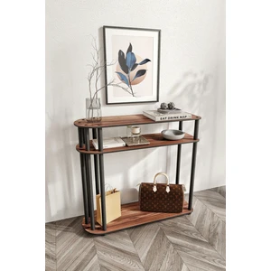 Caprio Dekoratif Raflı Dresuar Ceviz