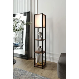 Sakura Raflı Lambader Ceviz, 1. Sınıf Mdf ve Pvc Başlık