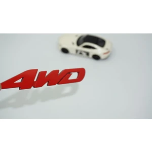 Dk Tuning Arazi Off Road 4WD Kırmızı Abs Yazı Logo Amblem