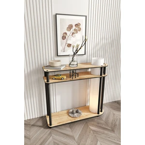 Caprio Dresuar Dekoratif Raflı Lambader Meşe