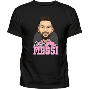 Messi Baskılı Pamuklu Çocuk T-Shirt