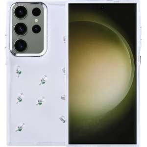 Galaxy S25 Ultra Kılıf Simli Kamera Çerçveli ve Mini Figür Desenli Ultra Koruma Sağlayan Kutup Sert Silikon Kapak