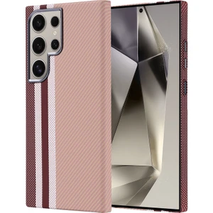 Galaxy S24 Ultra Kılıf Ultra Ince Karbon Tasarımlı ve Magsafeli Cabix Premium Kapak