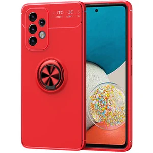 Samsung Galaxy A53 5g Kılıf Metal Stant Olabilen Yüzüklü Flexring Premium Silikon Kılıf