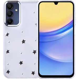 Samsung Galaxy A15 Küçük Figürlü Kamera Kısmı Çerçeveli Sert Shu Premium Silikon Kapak