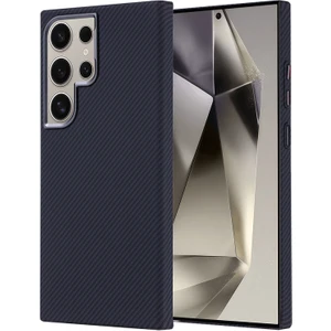 Galaxy S24 Ultra Kılıf Ultra Ince Karbon Tasarımlı ve Magsafeli Cabix Premium Kapak