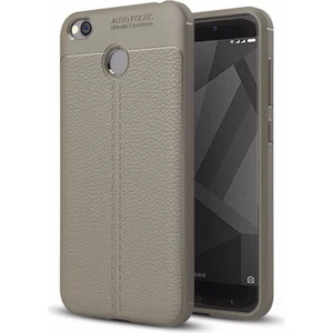 Redmi 4x Kılıf Deri Görünümlü Deriko Premium Silikon Kapak