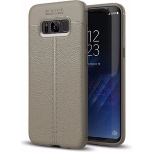 Samsung Galaxy S8 Kılıf Deri Görünümlü Deriko Premium Silikon Kapak