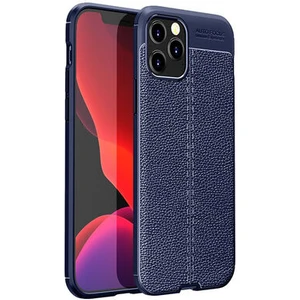 iPhone 12 Pro Kılıf Deri Görünümlü Deriko Premium Silikon Kapak