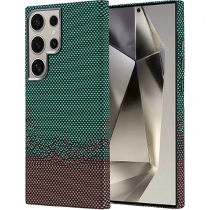 Galaxy S24 Ultra Kılıf Ultra Ince Karbon Tasarımlı ve Magsafeli Cabix Premium Kapak