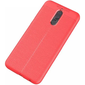 Huawei Mate 10 Lite Kılıf Deri Görünümlü Deriko Premium Silikon Kapak