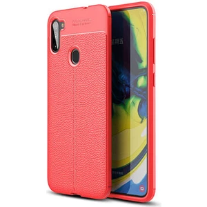 Samsung Galaxy M11 Kılıf Deri Görünümlü Deriko Premium Silikon Kapak