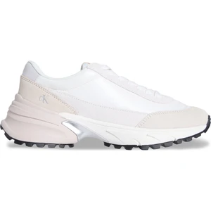 Calvin Klein HIKE RUNNER MG NYLON PERL Beyaz Kadın Sneaker