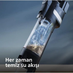 Aqua Trio YENİ 9000 SERİSİ 3'ü 1 Arada (Islak, Kuru ve Moplu) Sarjlı ve Kablosuz Dik Süpürge