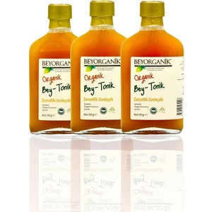 Organik Bey Tonik 3*lü 500ML (Zerdeçallı-Zencefilli) (Pestisit Analizli)